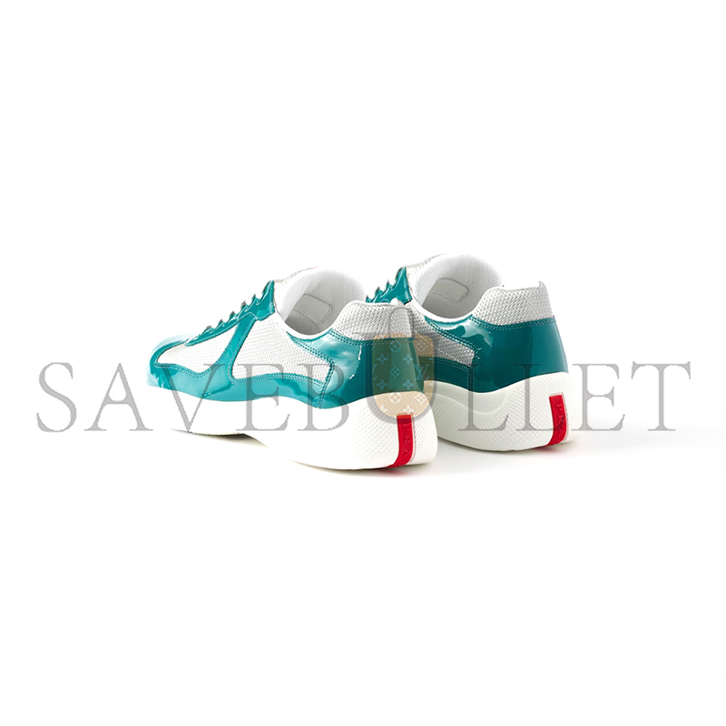 PRADA PATENT LEATHER AND TECHNICAL FABRIC PRADA AMERICA